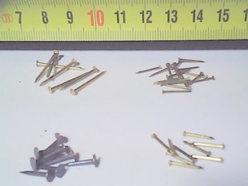Nägel, Messing, 1,1 x 20mm
